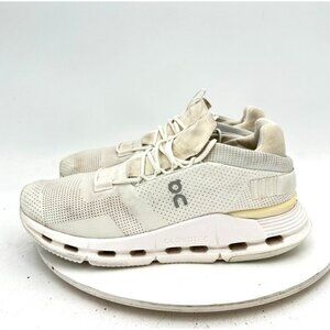 On Cloudnova Swiss Engineering Women Size 8.5 26.98225 Undyed White Shoes